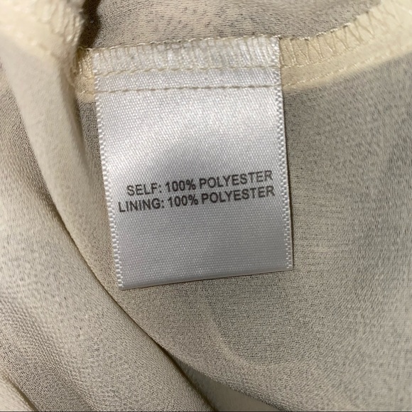 Rose + Olive Black and Cream Floral Sleeveless Layered Hem Blouse M - Picture 12 of 13